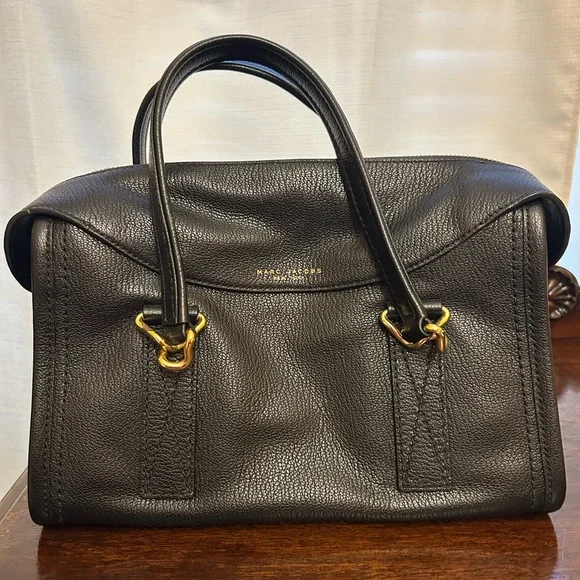 Marc Jacobs Bags Marc Jacobs Black Leather Handbag Satchel